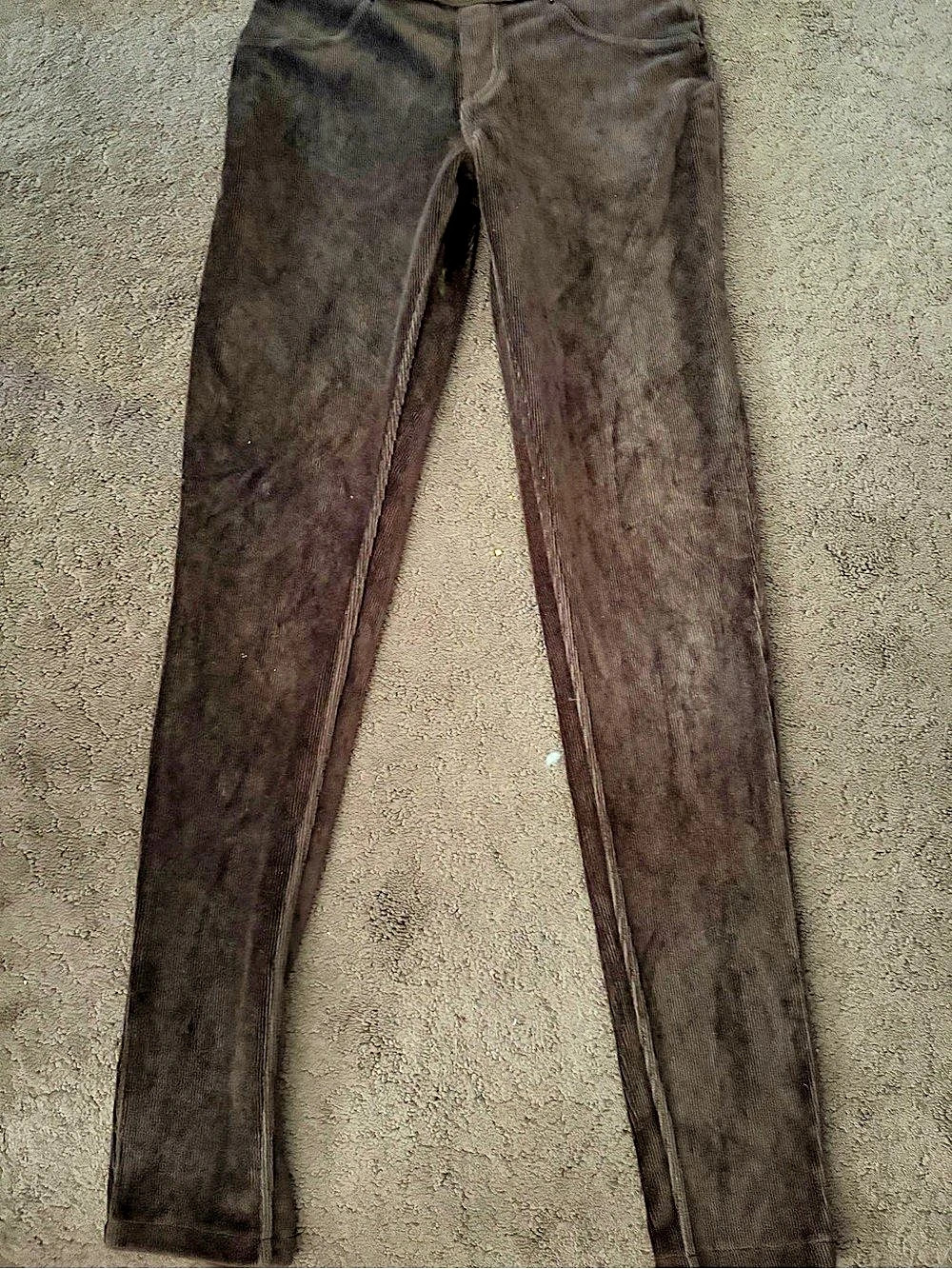 HUF Straight Leg Corduroy Pants in Brown Size Small